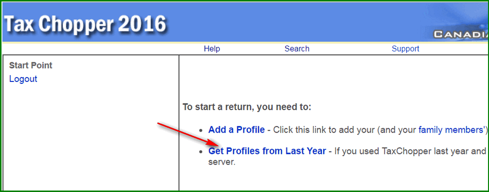 get profiles from last year